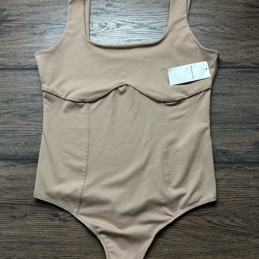 Abercrombie & Fitch Tan Bodysuit